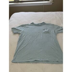 BirdDogs Men's XXL Light Blue Pocket T Shirt Casual Short Sleeve Bird Logo